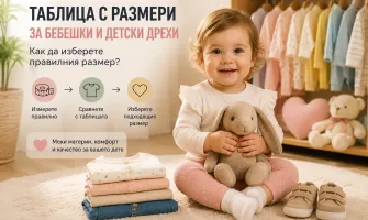 Таблица с размери за бебешки и детски дрехи – как да изберете правилния размер?