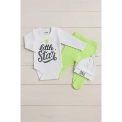 Комплект за изписване Little Star в зелен цвят с 5 части