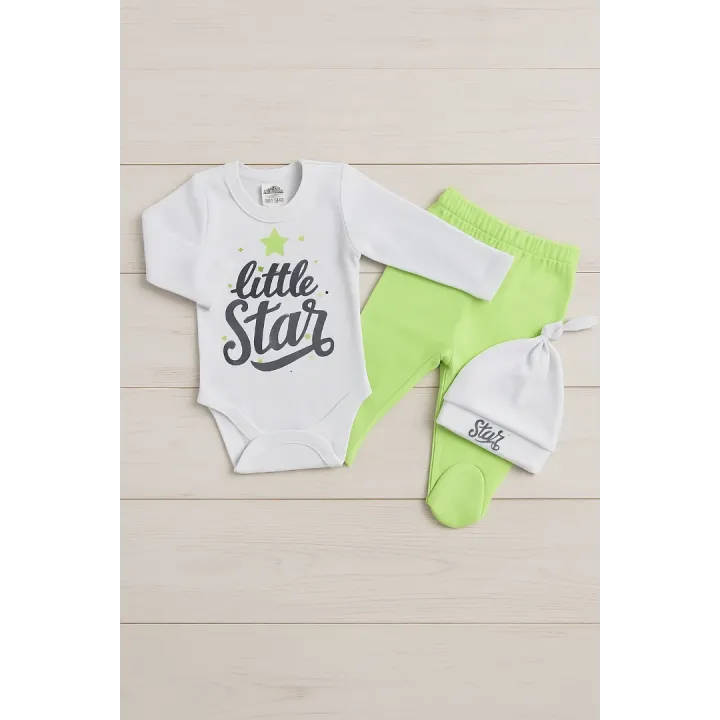 Комплект за изписване Little Star в зелен цвят с 5 части Комплект за изписване Little Star в зелен цвят с 5 части