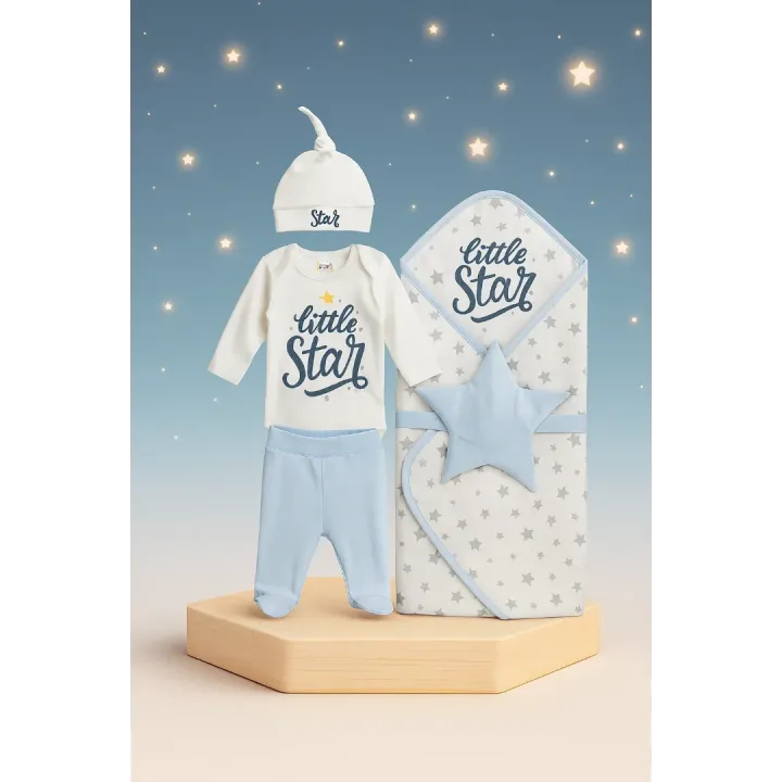 Комплект за изписване Little Star в син цвят с 5 части