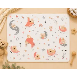 Бебешка бархетна пелена с мечета 80 x 90 см