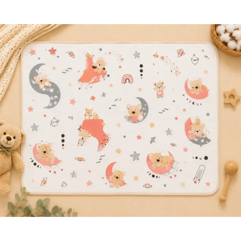 Бебешка бархетна пелена с мечета 80 x 90 см