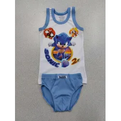 Детски комплект бельо с потник и слип Sonic