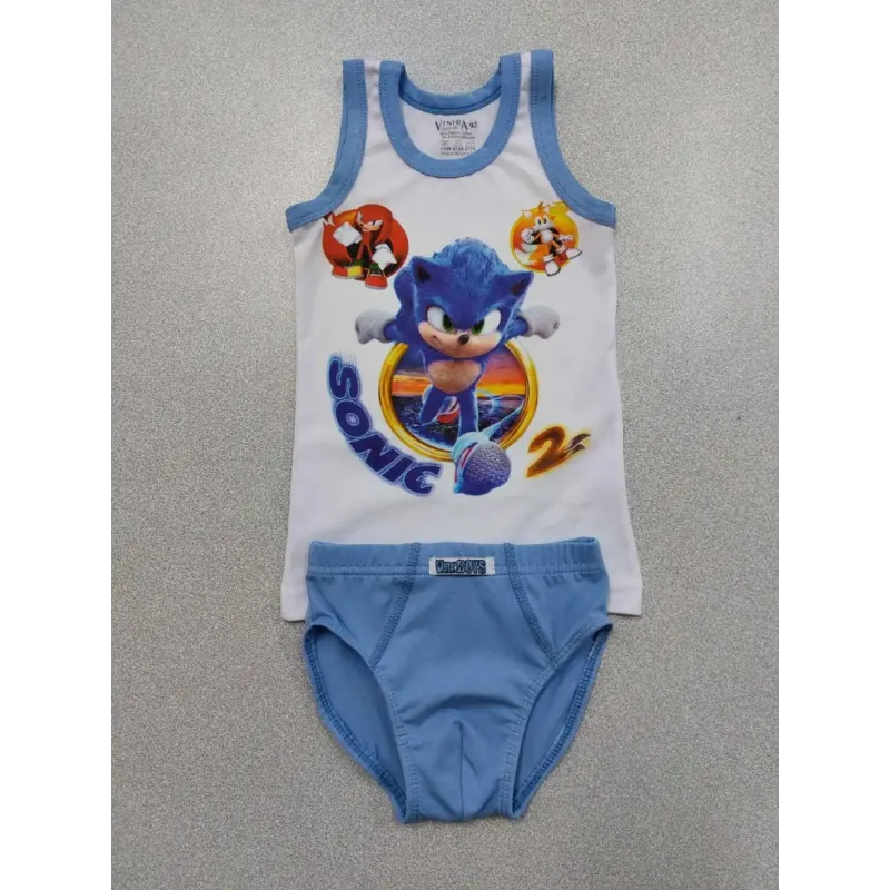 Детски комплект бельо с потник и слип Sonic