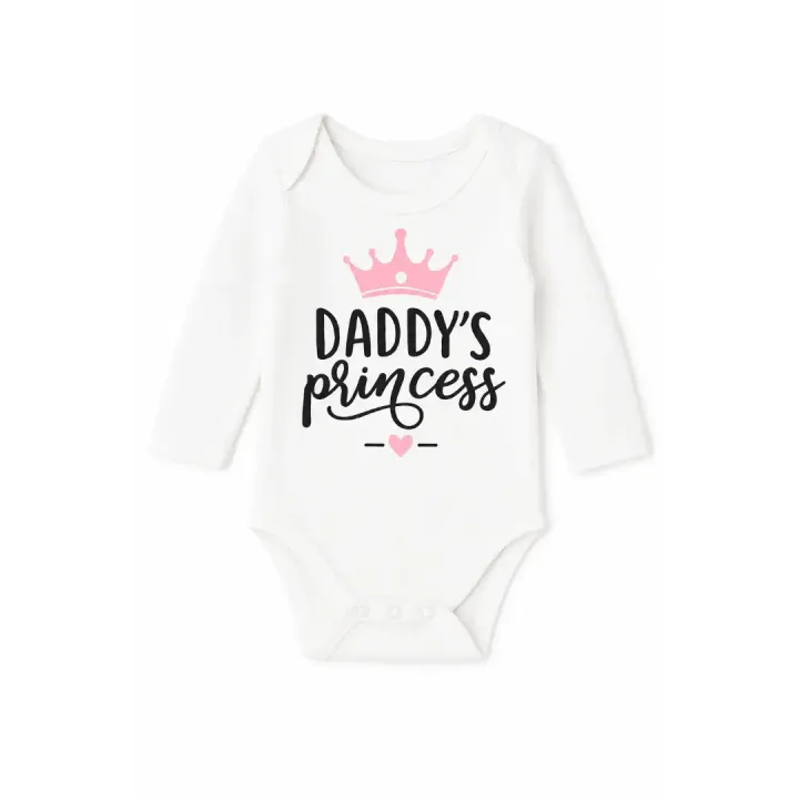 Комплект за изписване Daddy's Princess в розов цвят с 5 части