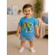 Бебешка тениска Dino в син цвят Бебешка тениска Dino в син цвят