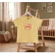 Бебешка памучна тениска с надпис „Smile“ в два цвята