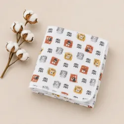 Бебешка пелена с тигърчета 80 x 90 см