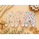 Памучни ританки за новородено с щамви в три десена
