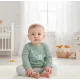 Бебешка блуза с мечета в тъмнозелен цвят